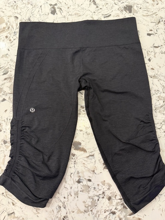 lululemon athletica Pants - 🏃‍♀️ LULULEMON Ebb to Street Crop Leggings
*Ruched Seamless
(Dark Charcoal Gray)